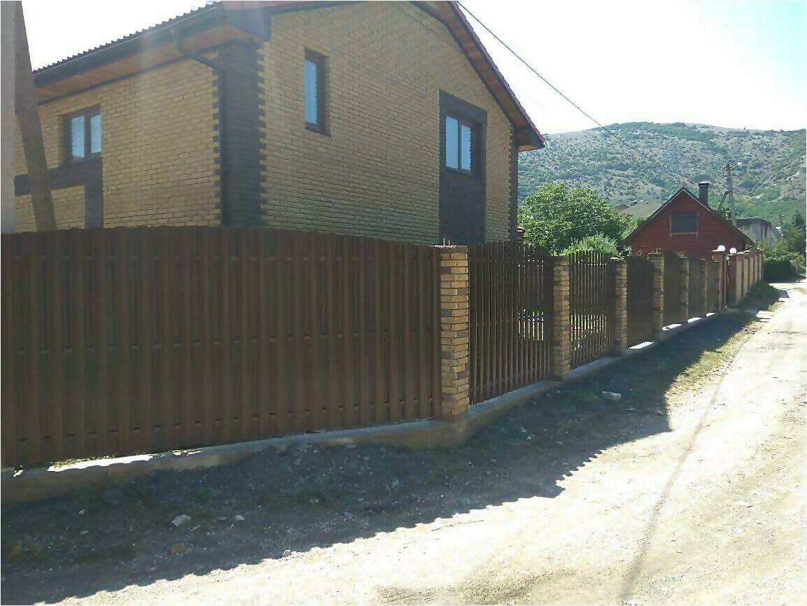 забор из штакетника 110м фото7 в Кременкуле