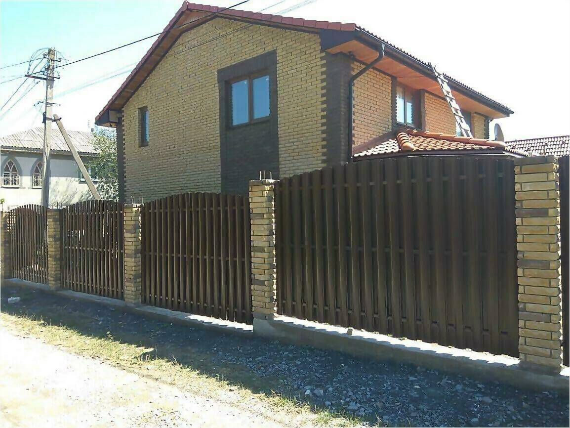 забор из штакетника 110м фото6 в Кременкуле