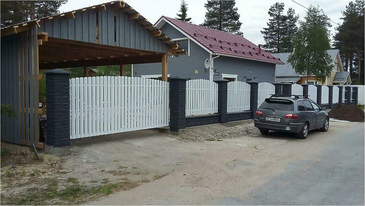 забор из штакетника 85м фото4 в Кременкуле
