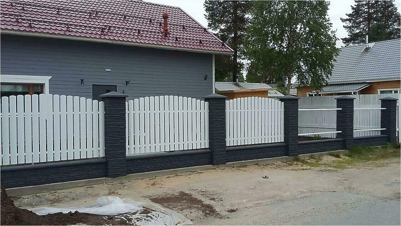 забор из штакетника 85м фото3 в Кременкуле