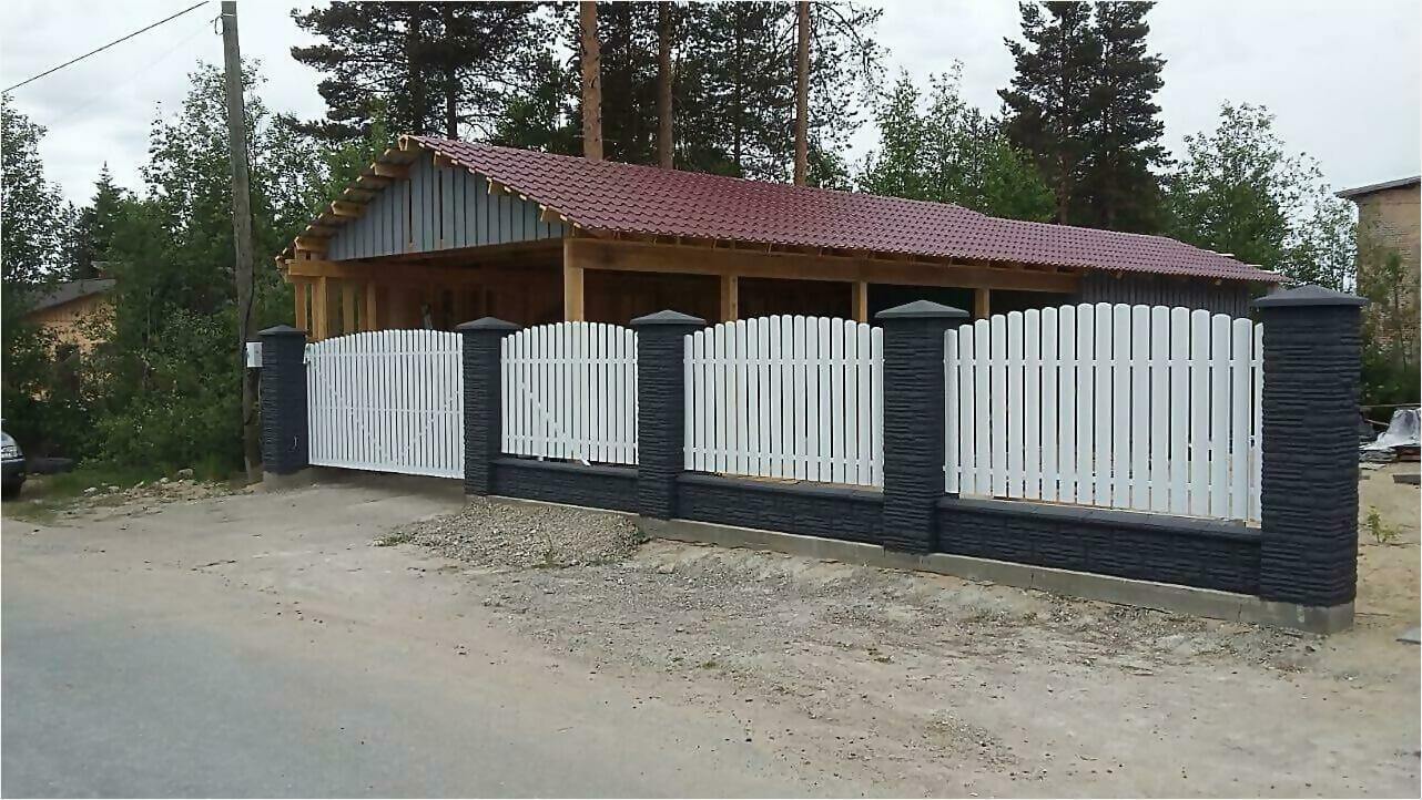 забор из штакетника 85м фото1 в Кременкуле