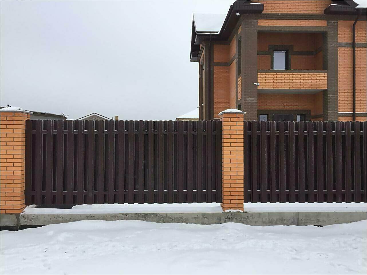 Забор из штакетника 95м фото6 в Кременкуле