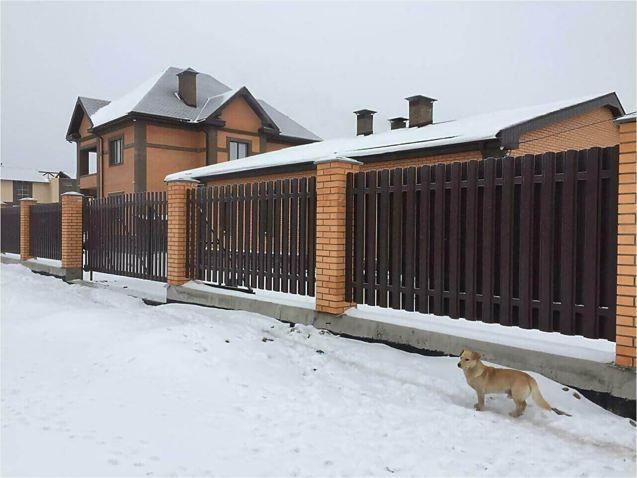 Забор из штакетника 95м фото4 в Кременкуле