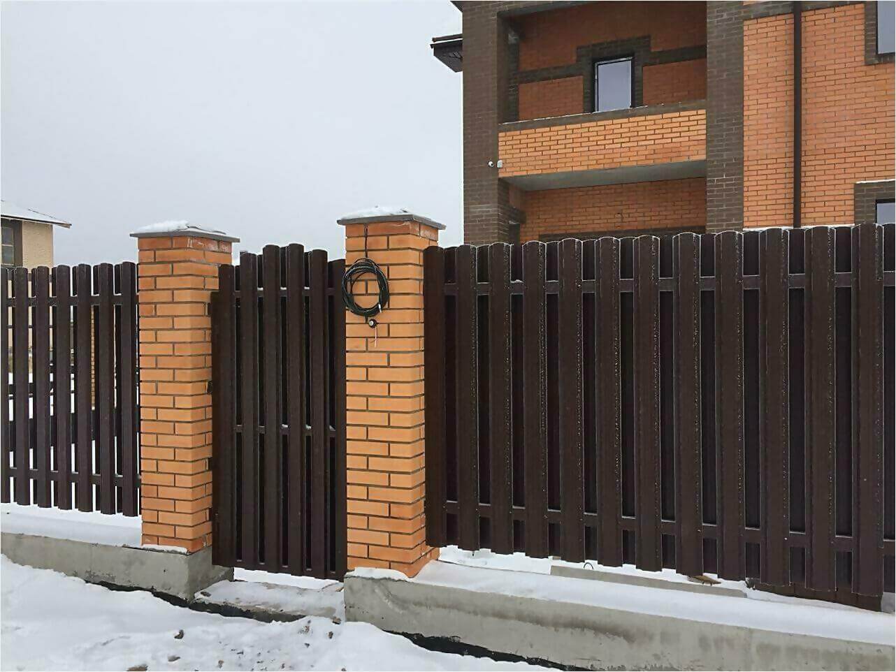 Забор из штакетника 95м фото2 в Кременкуле