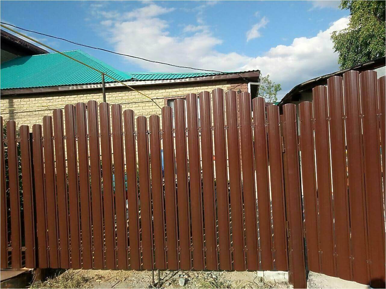 забор-ранчо из штакетника 70м фото3 в Кременкуле