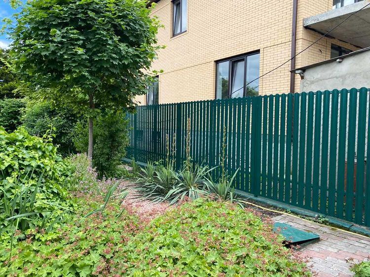 Забор из штакетника 60м Зеленый Мох фото1 в Кременкуле