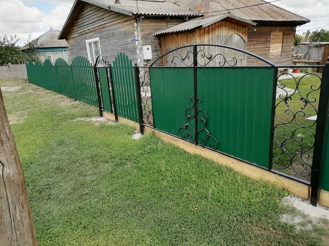 забор из штакетника Зеленый Мох фото5 в Кременкуле