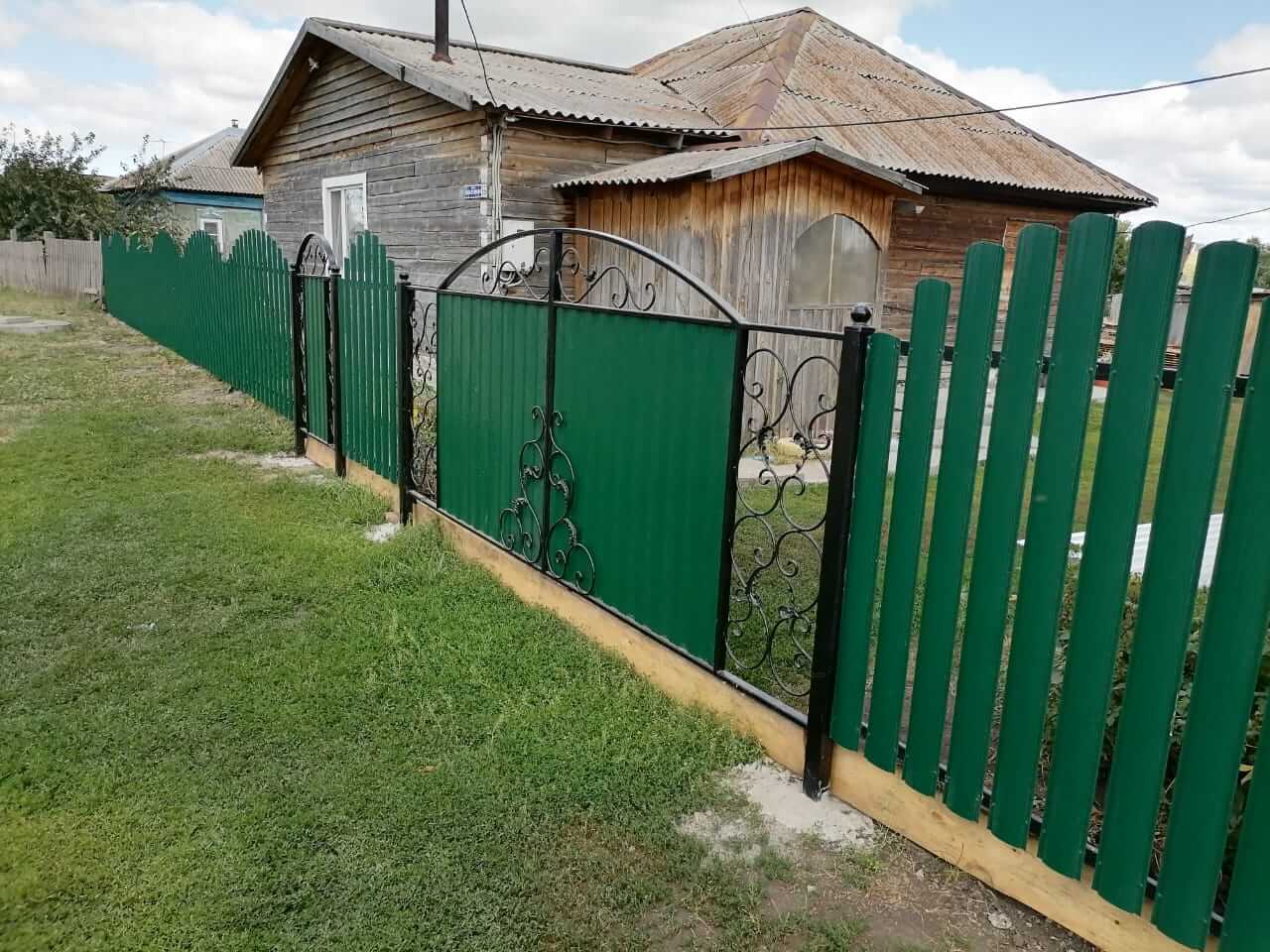 забор из штакетника Зеленый Мох фото3 в Кременкуле
