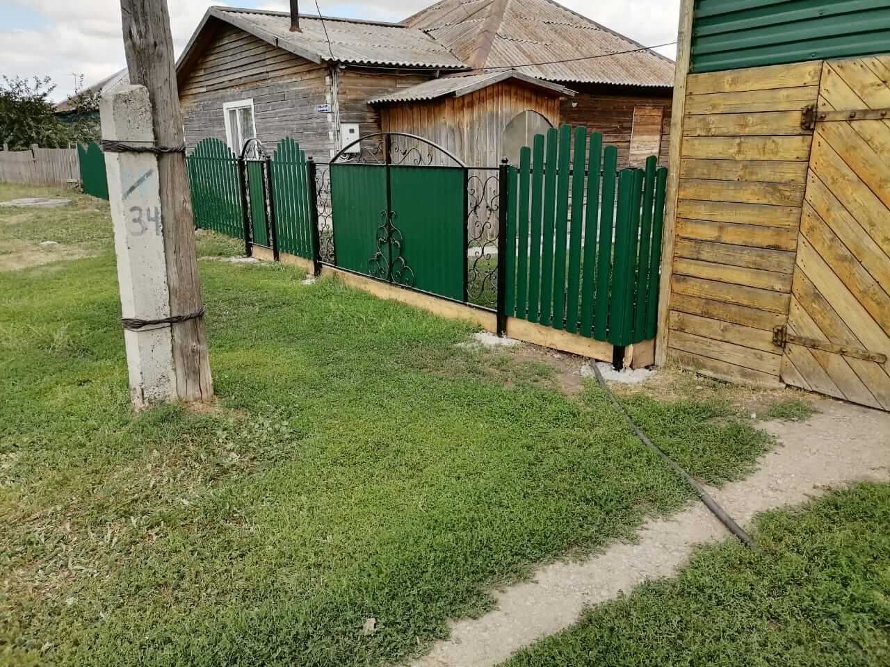 забор из штакетника Зеленый Мох фото2 в Кременкуле