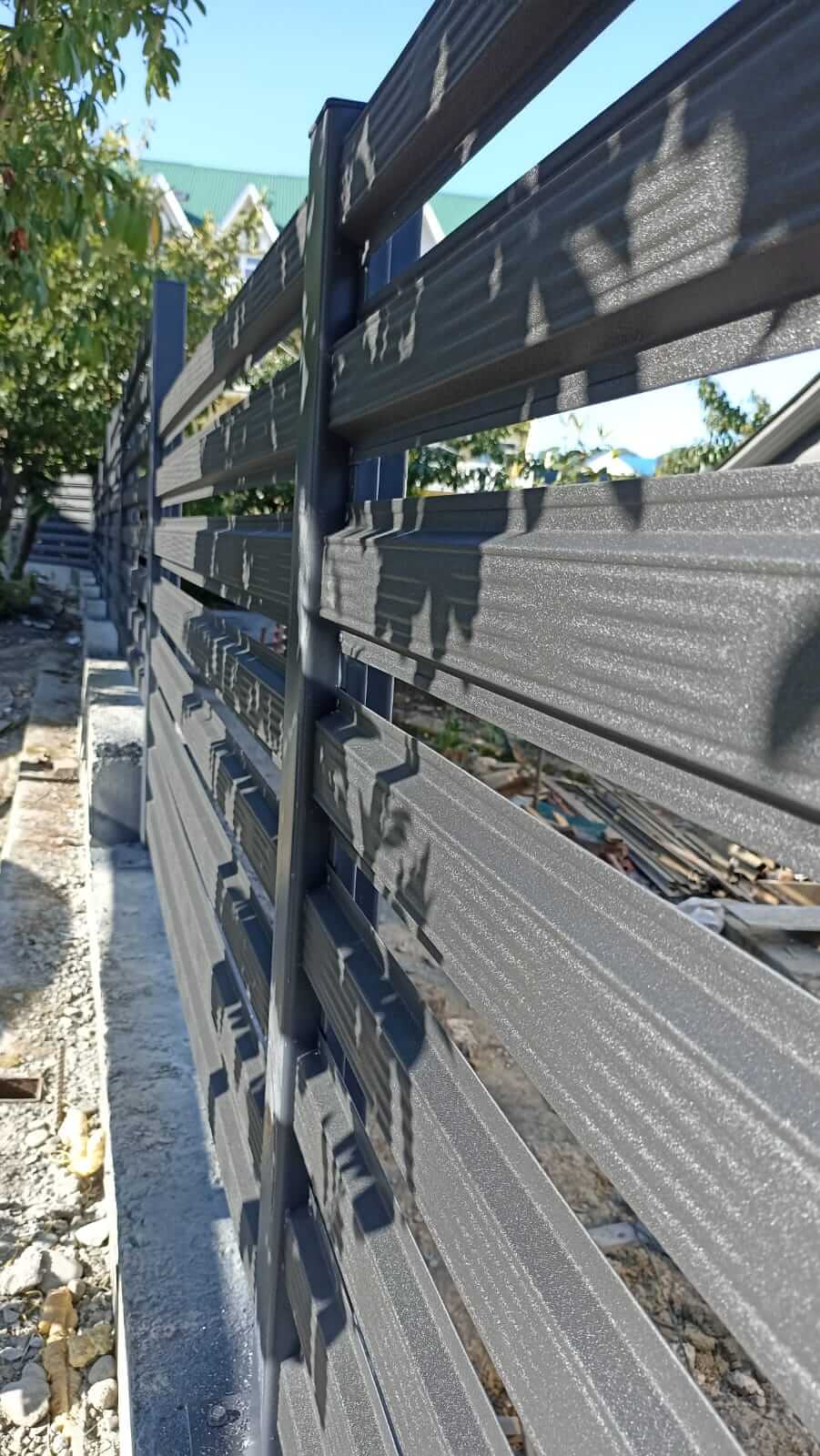 Забор из штакетника 90м RAL7024/7024 Серый Графит фото9 в Кременкуле