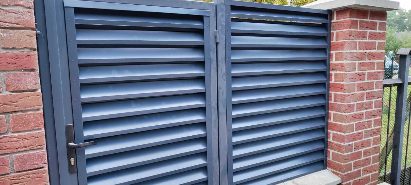 забор-жалюзи с ламелями эко-z ral7024 серый графит фото19 в Кременкуле