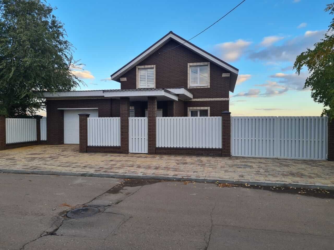 Забор из полукруглого штакетника 33м RAL9003 Белый фото 1 в Кременкуле