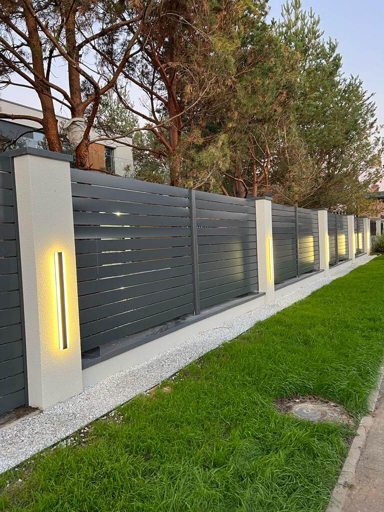 Забор-ранчо из металлопланкена 36м RAL7024 Серый Графит фото 13 в Кременкуле