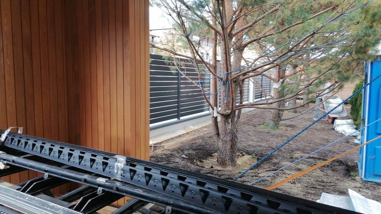 Забор-ранчо из металлопланкена 36м RAL7024 Серый Графит фото 2 в Кременкуле