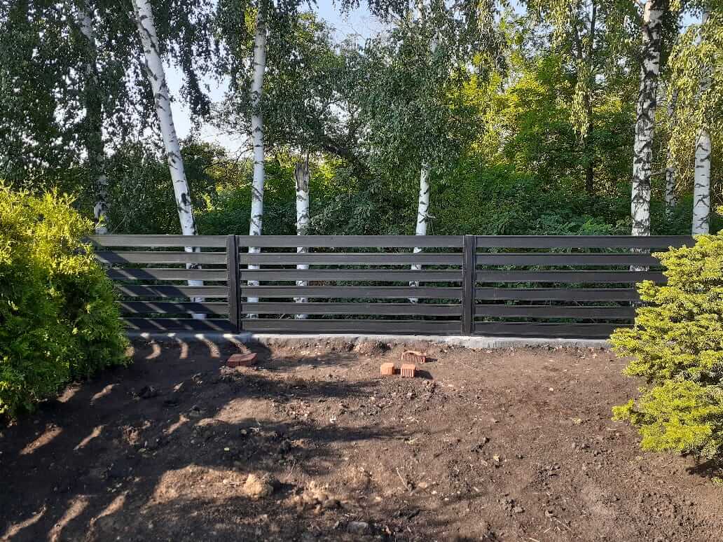Забор-ранчо из металлопланкена 48м RAL9005 Черный МАТТЕ в Кременкуле