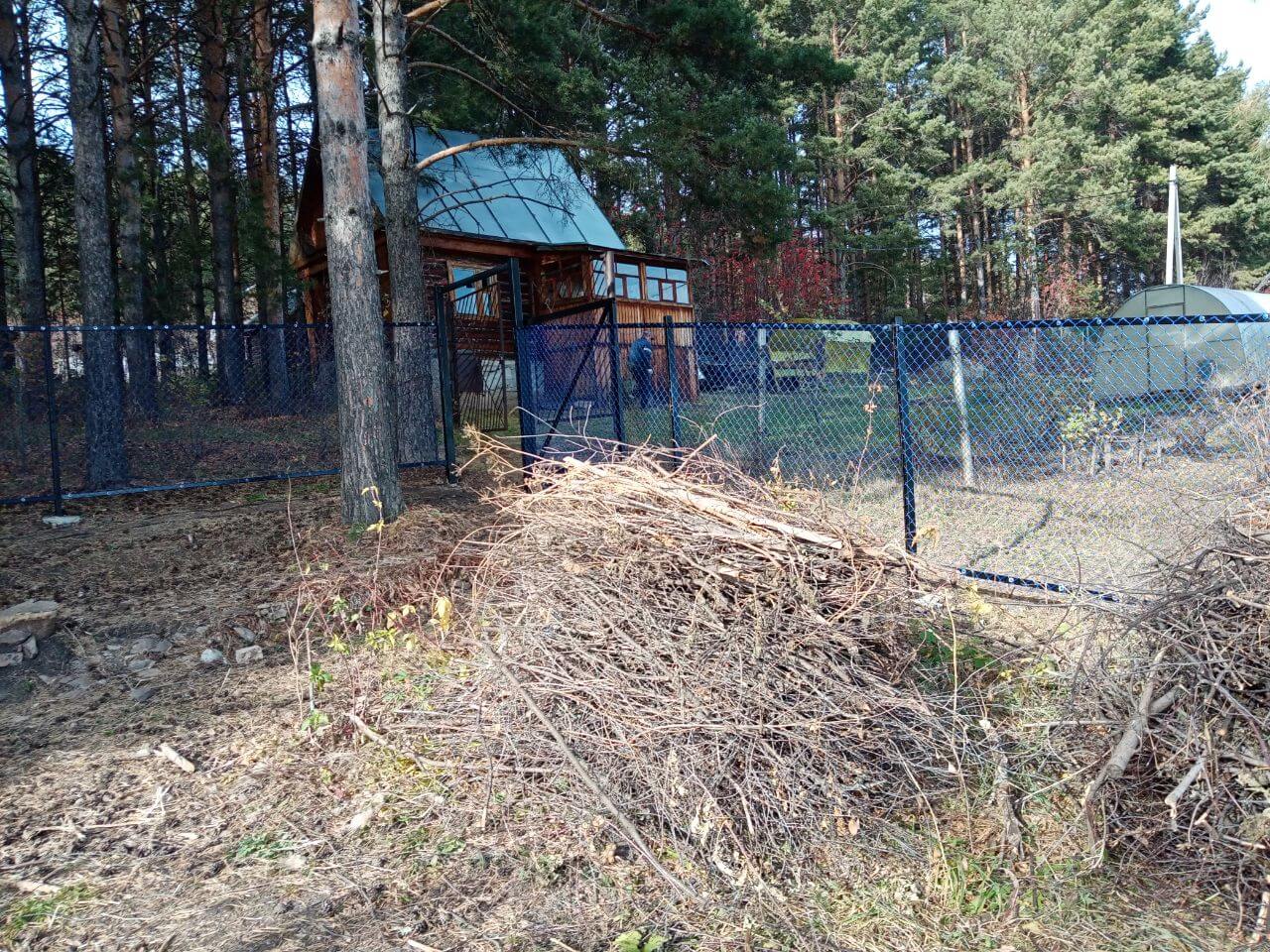 Забор из сетки рабица 76м с полимерным покрытием фото 4 в Кременкуле