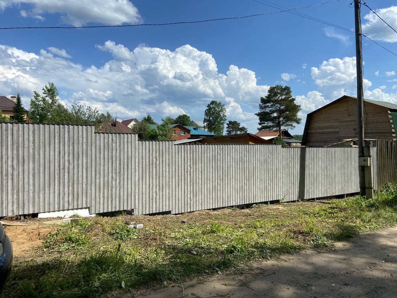 Забор из профнастила НС-10 42м Светлая Береза SteelArt фото 8 в Кременкуле