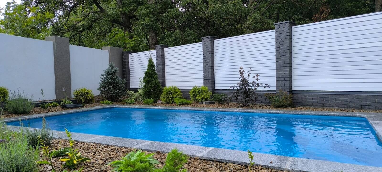 Забор-жалюзи из ламелей Хай-Тек 54м RAL9003 Белый фото 4 в Кременкуле