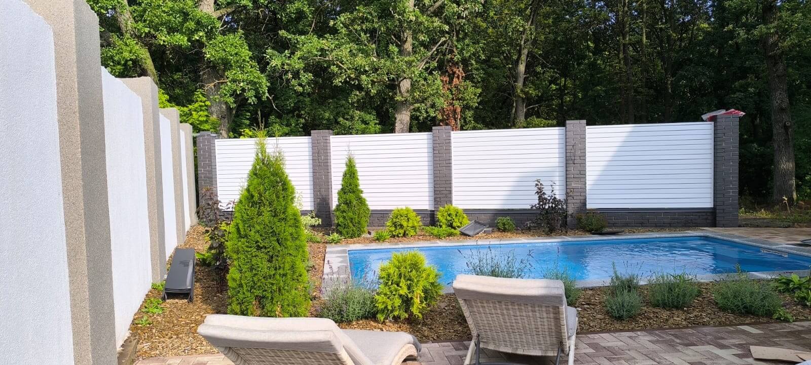Забор-жалюзи из ламелей Хай-Тек 54м RAL9003 Белый фото 1 в Кременкуле