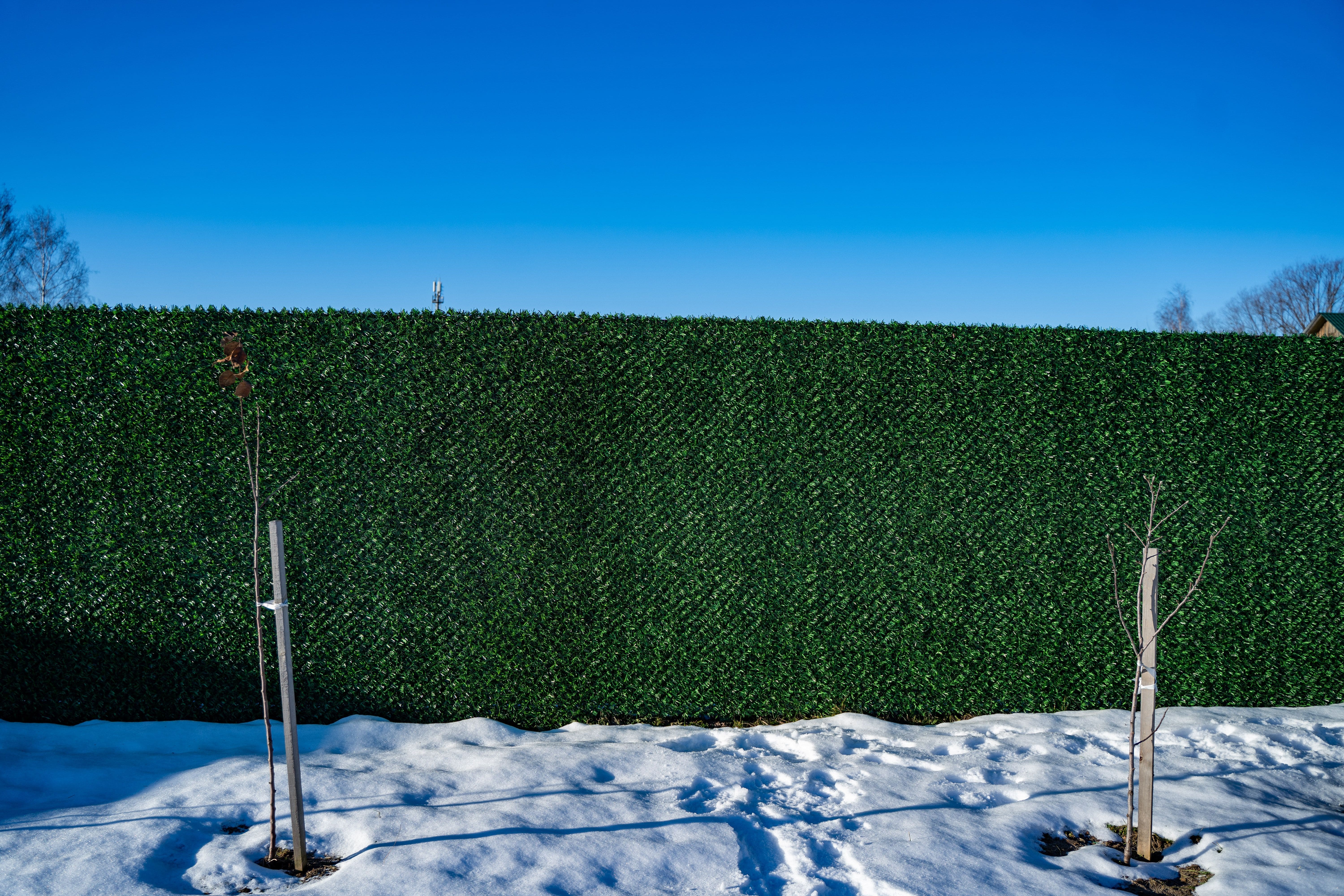 Вечнозеленый забор Grass Fence рулон 2м фото 8 в Кременкуле