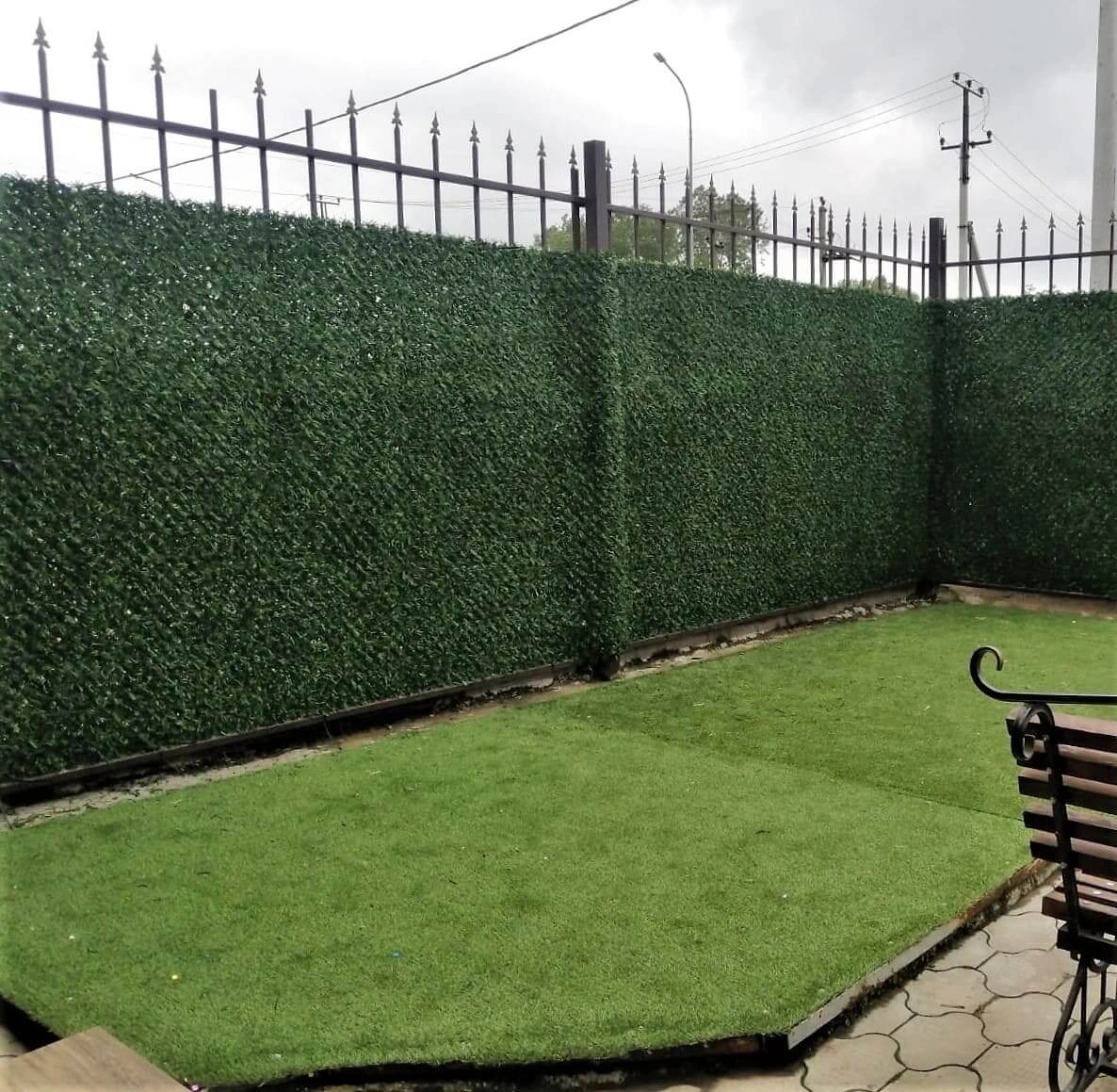 Вечнозеленый забор Grass Fence 33м фото 4 в Кременкуле