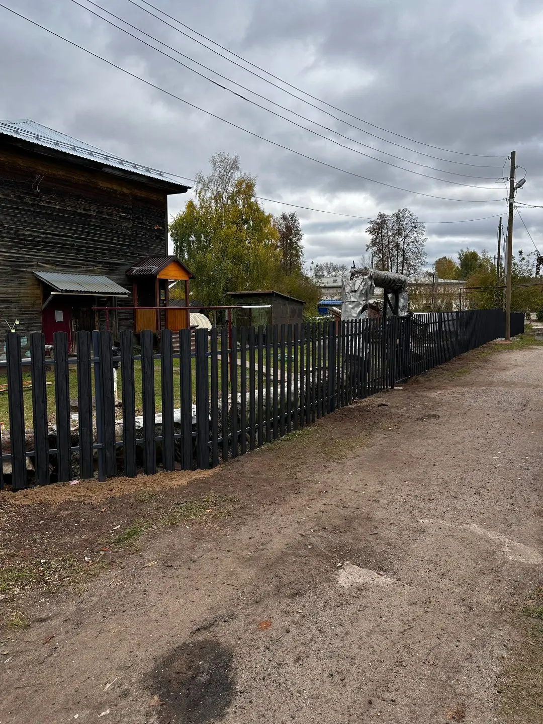 Забор из евроштакетника 63м Черное Дерево 3D Принтек фото 3 в Кременкуле