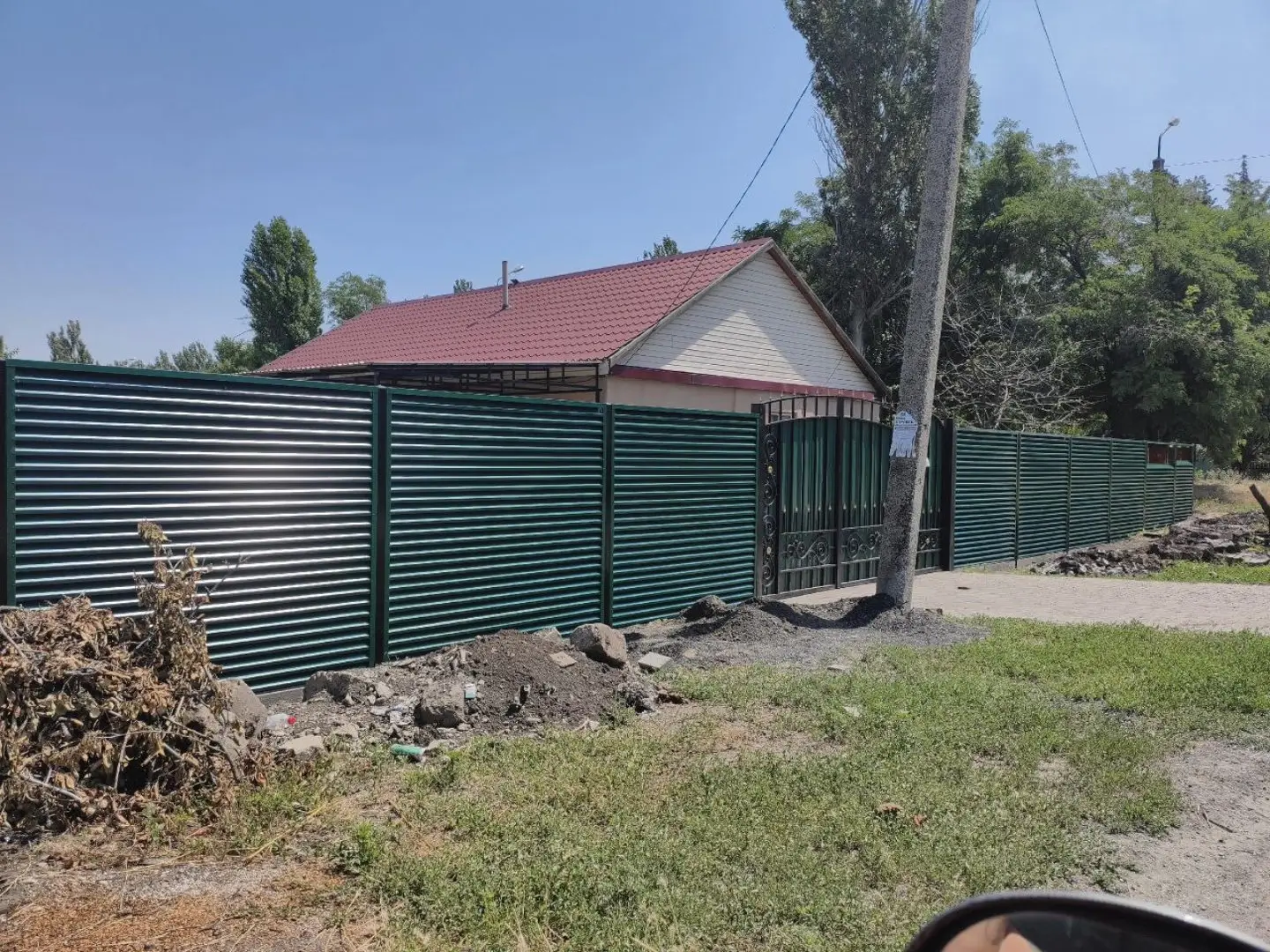 Забор-жалюзи из ламелей ЭКО-Z 24м RAL6005 Зеленый Мох фото 3 в Кременкуле